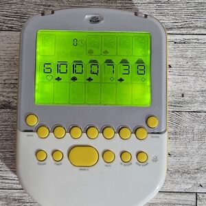 Electronic Handheld Game with Yellow Buttons